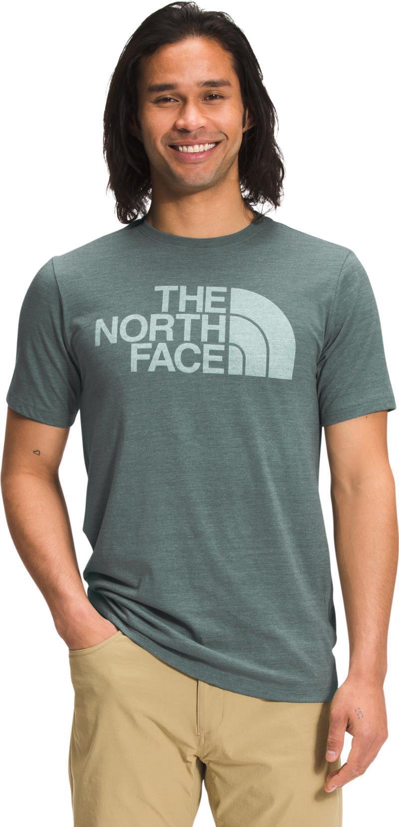 Half Dome Tri-Blend SS Tee - Mens - Balsam Green Light Heather 1