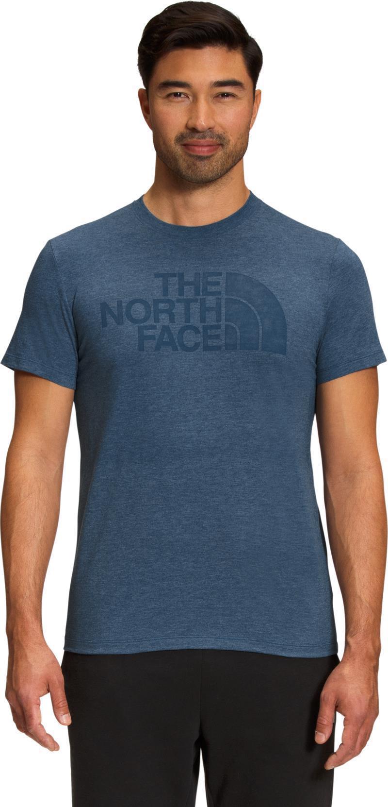 Half Dome Tri-Blend SS Tee - Mens - Shady Blue Heather / Shady Blue 1