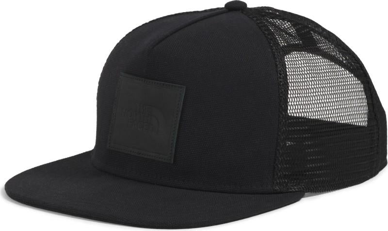 Half Dome Trucker - tnf black / leather patch 1