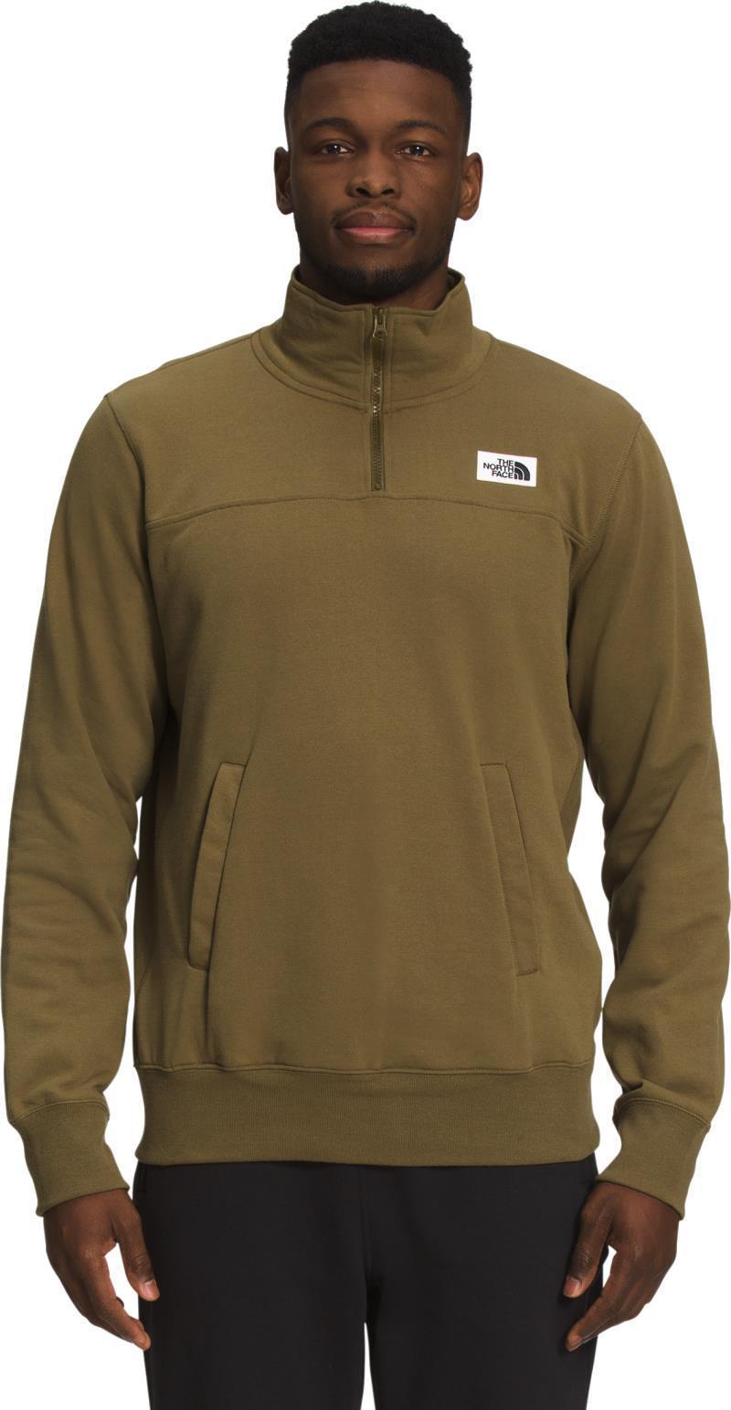Heritage Patch 1/4 Zip - Mens - Military Olive 1