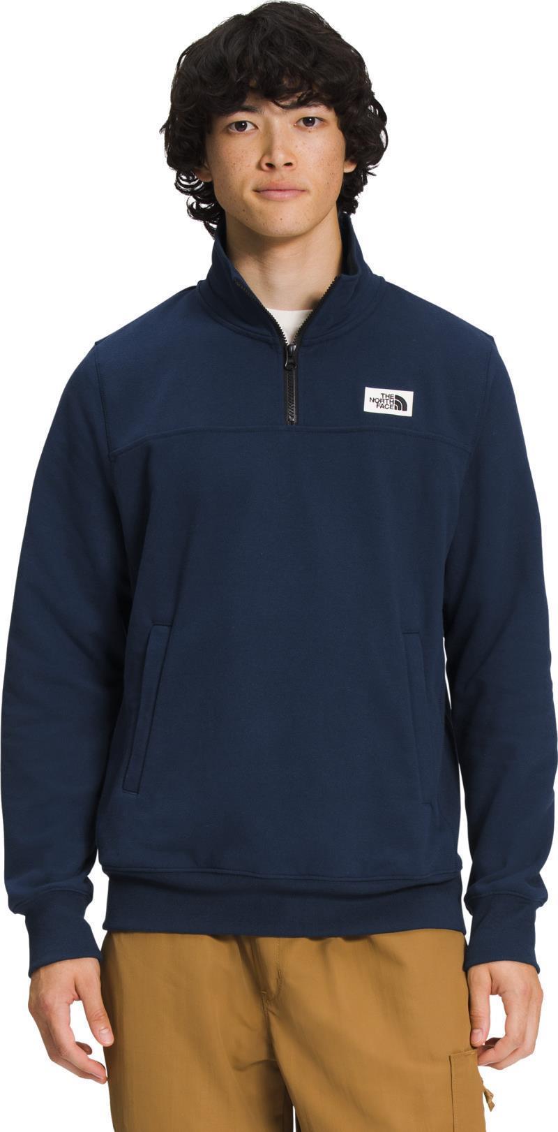 Heritage Patch 1/4 Zip - Mens - Summit Navy 1