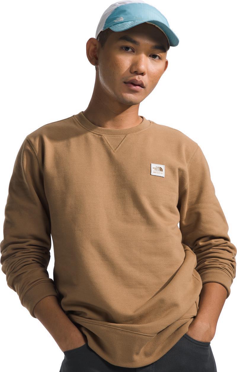 Heritage Patch Crew - Mens - Utility Brown / TNF White 2