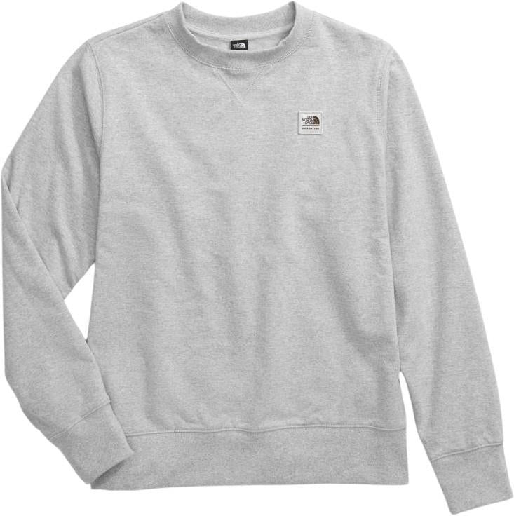 Heritage Patch Crew - Womens - TNF Light Grey Heather / TNF White 1