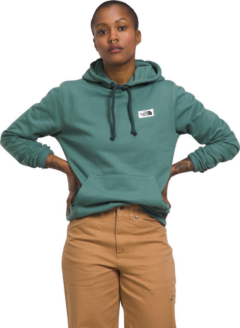 Heritage Patch Pullover Hoodie - Womens - Dark Sage 1