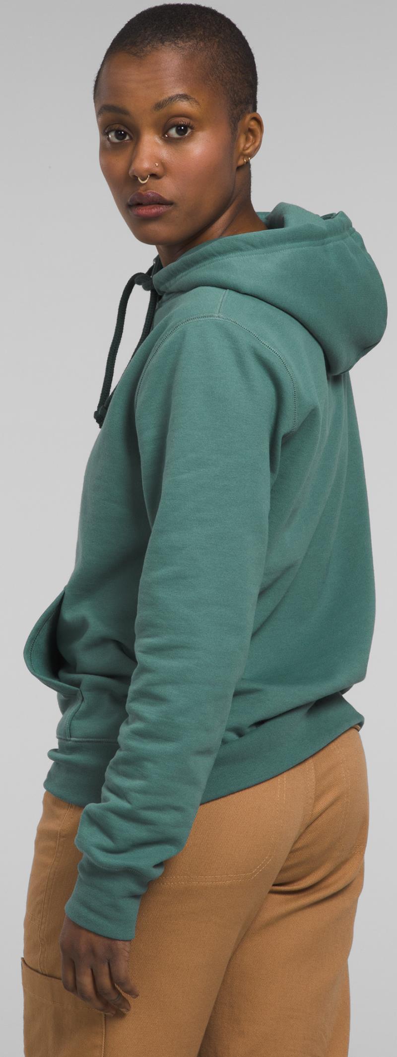 Heritage Patch Pullover Hoodie - Womens - Dark Sage 2