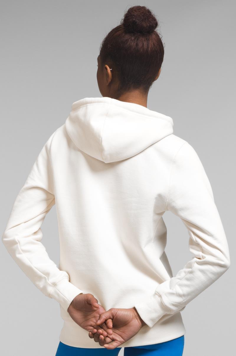 Heritage Patch Pullover Hoodie - Womens - Gardenia White 2