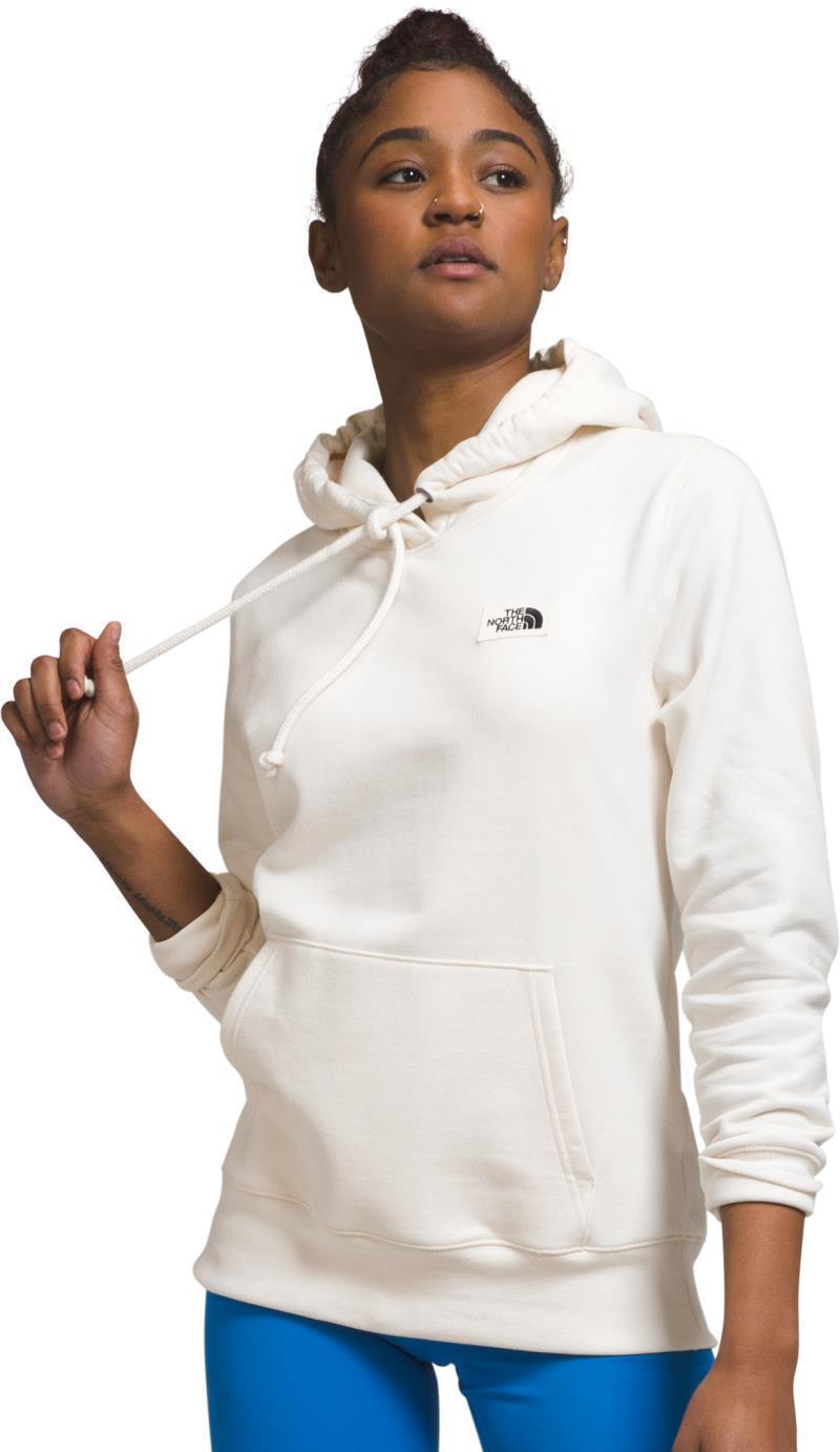Heritage Patch Pullover Hoodie - Womens - Gardenia White 1