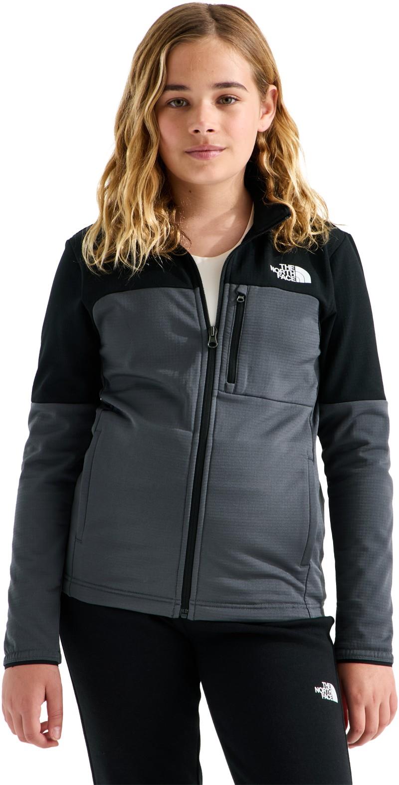 Hike Midlayer Full Zip - Teen - anthracite grey / tnf black 1