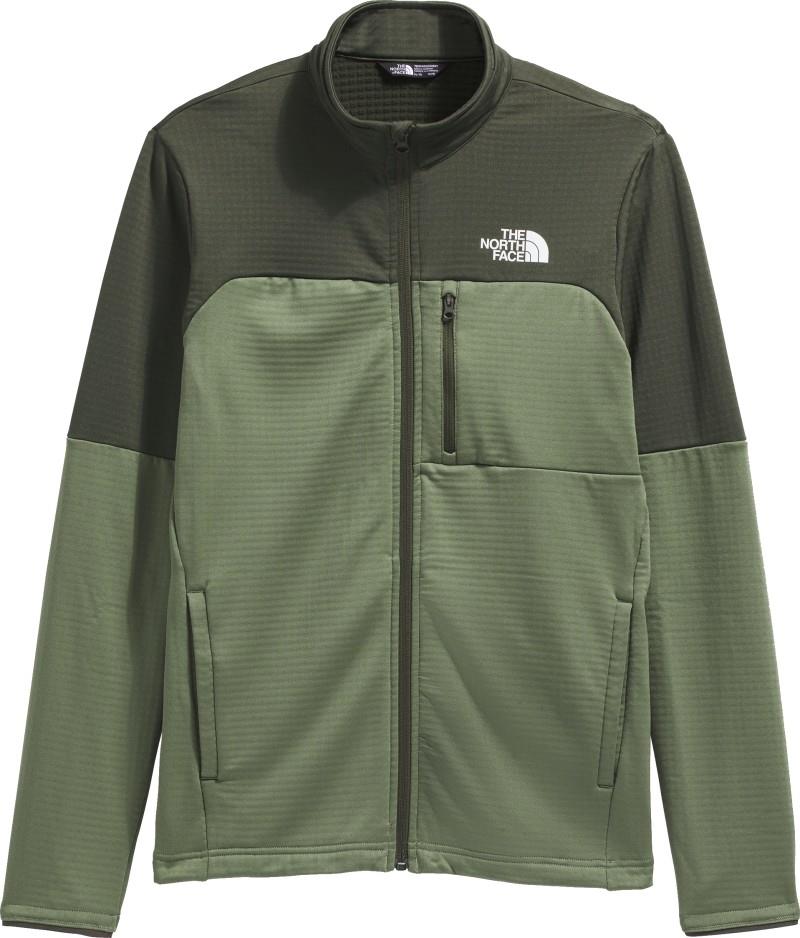 Hike Midlayer Full Zip - Teen - bark mist / new taupe green 1