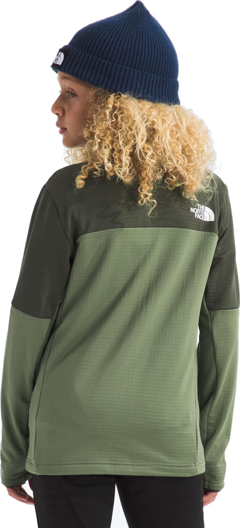 Hike Midlayer Full Zip - Teen - bark mist / new taupe green 1