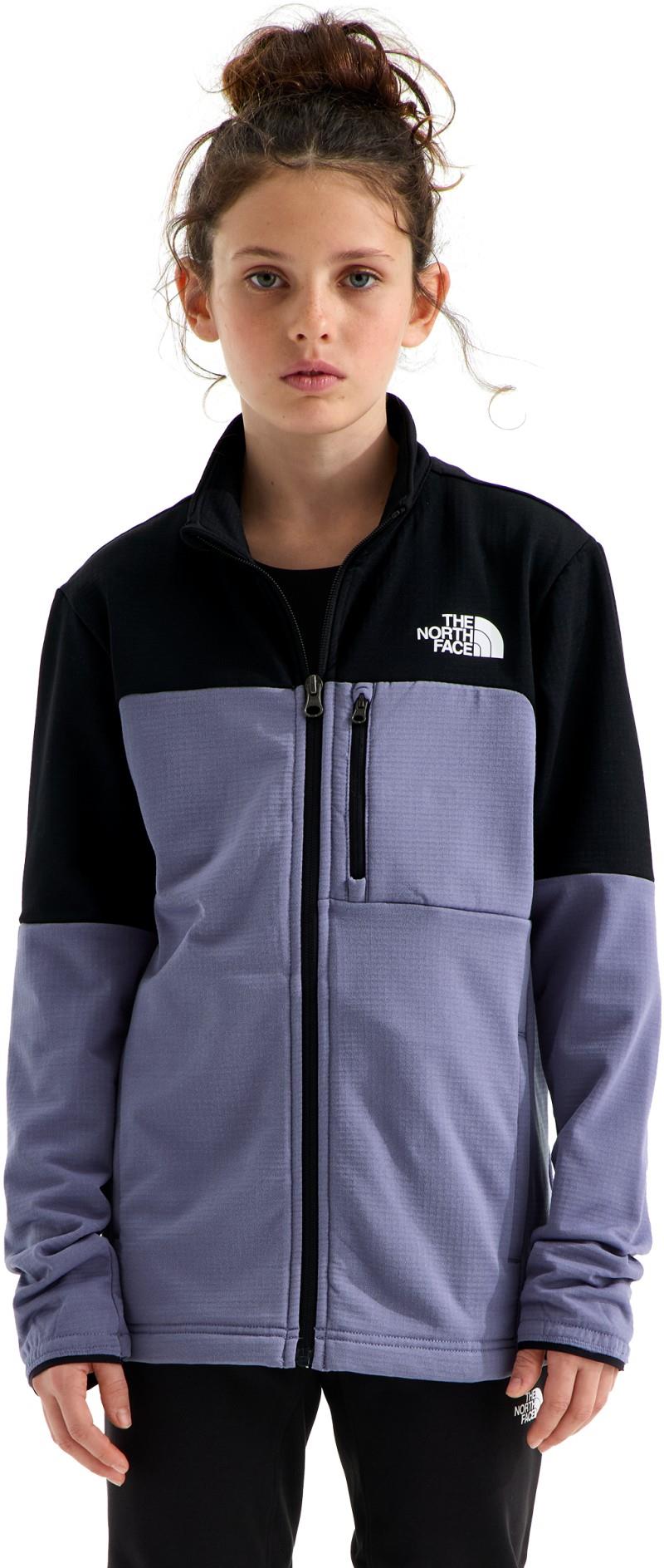 Hike Midlayer Full Zip - Teen - grounded plum / tnf black 1