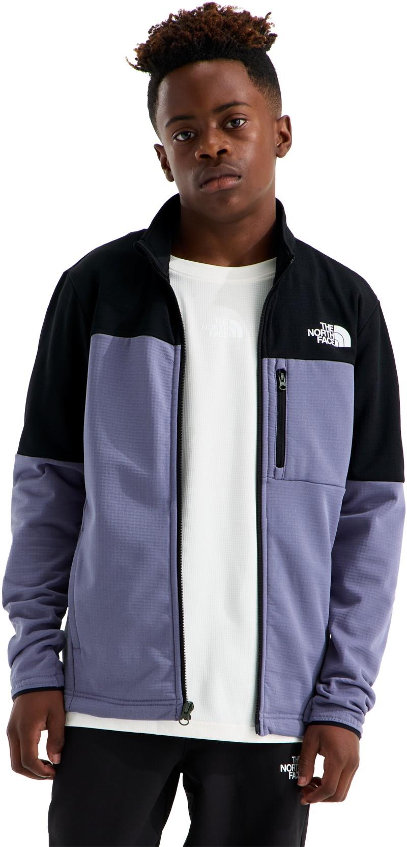 Hike Midlayer Full Zip - Teen - grounded plum / tnf black 1