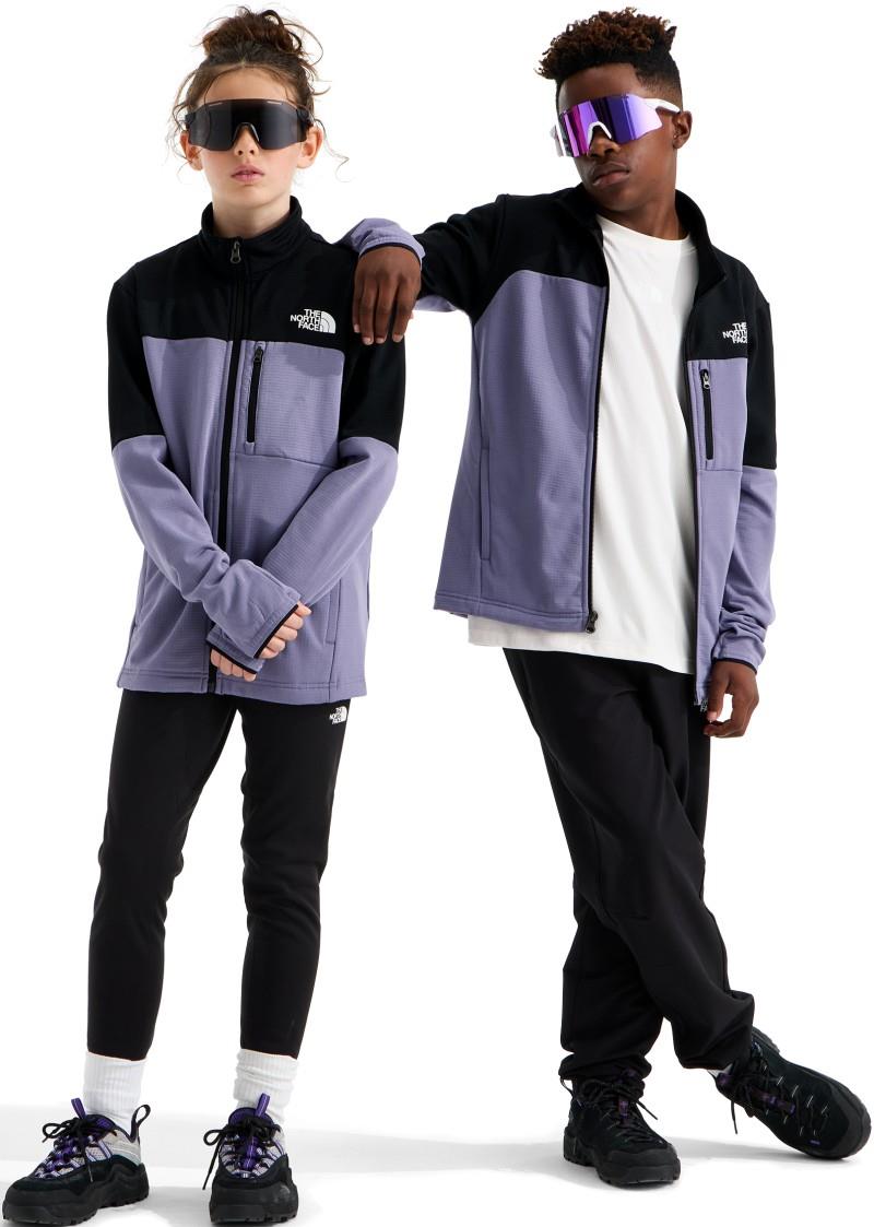 Hike Midlayer Full Zip - Teen - grounded plum / tnf black 1