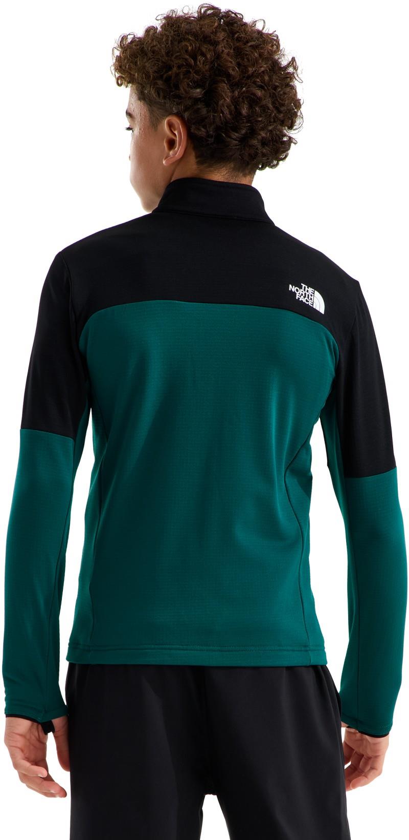 Hike Midlayer Full Zip - Teen - pacific teal / tnf black 1