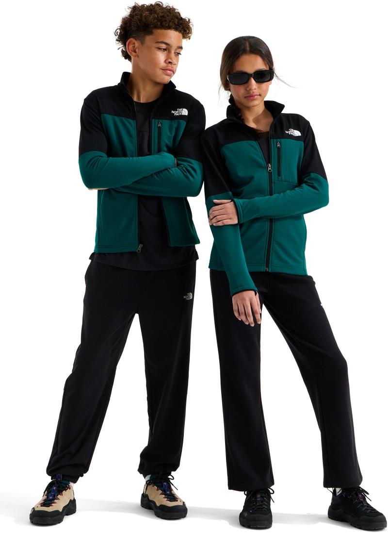 Hike Midlayer Full Zip - Teen - pacific teal / tnf black 1