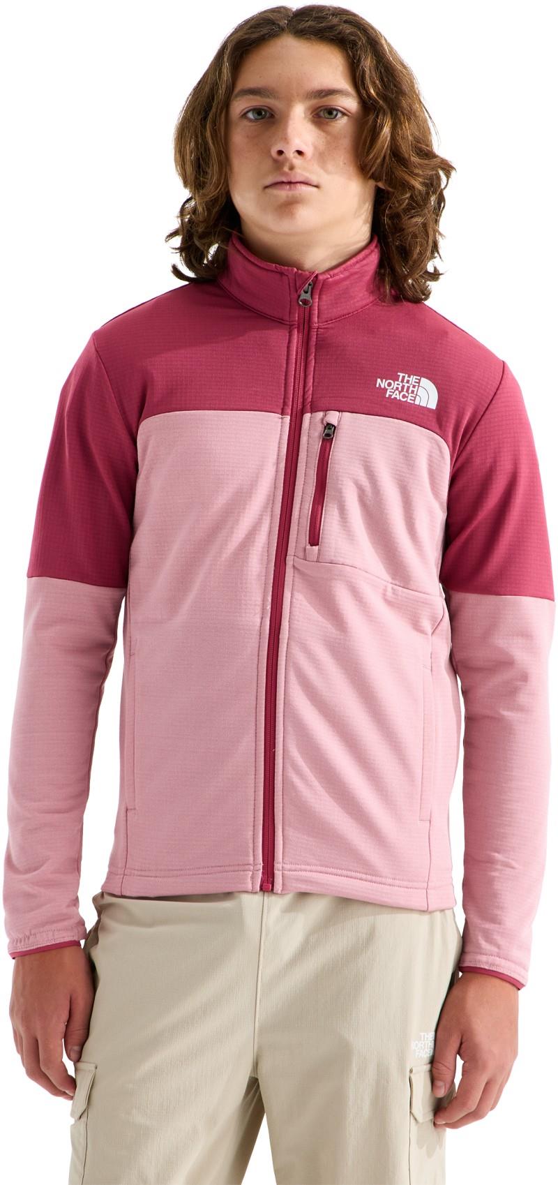 Hike Midlayer Full Zip - Teen - primrose / fermented clay 1