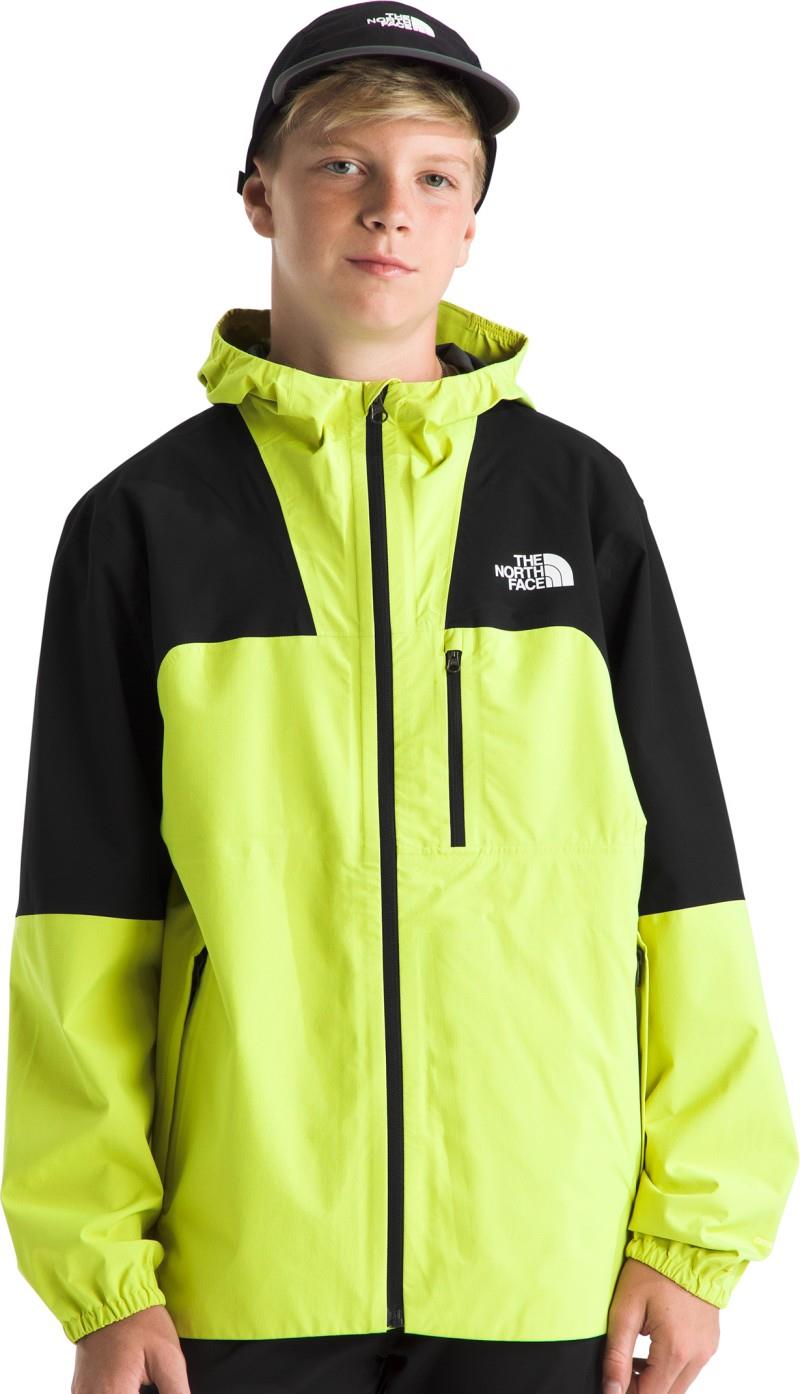 Hike Packable Shell - Teen - tnf black / fizz lime 1