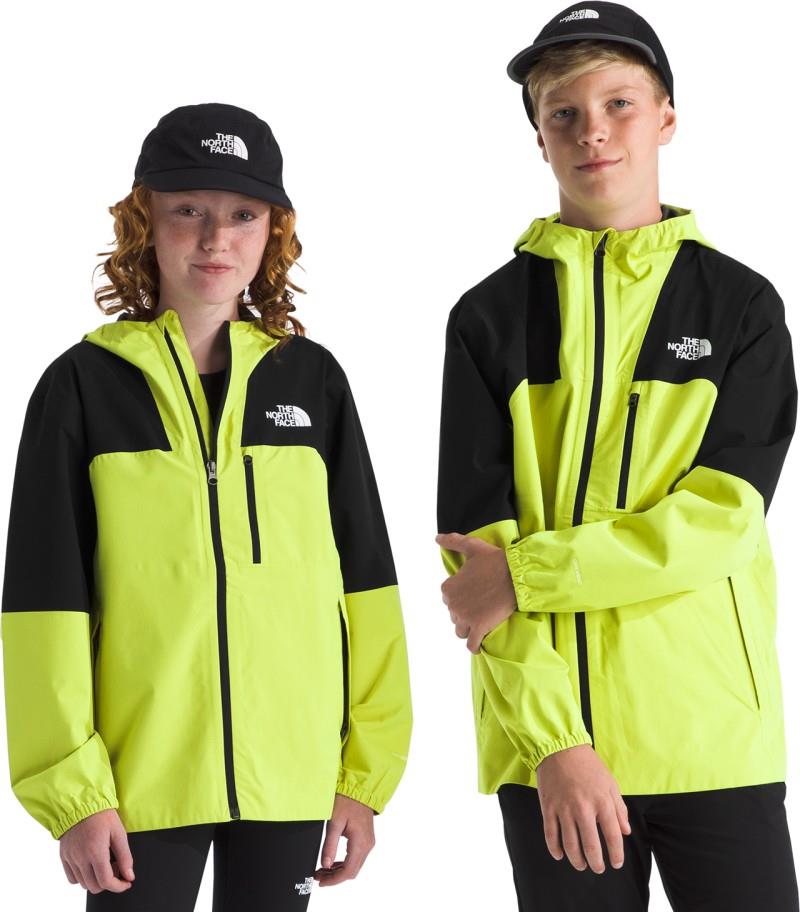 Hike Packable Shell - Teen - tnf black / fizz lime 1