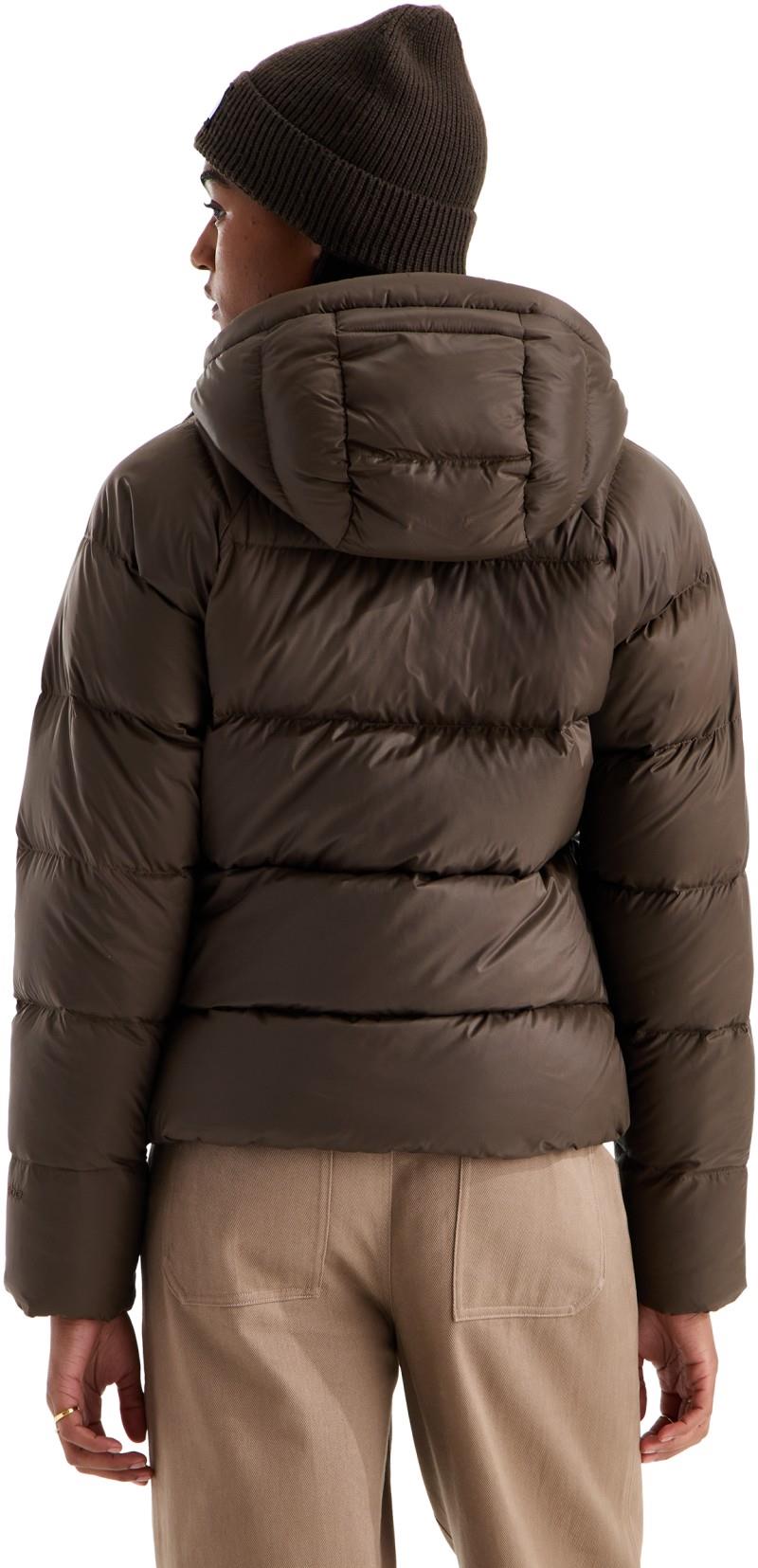 Hydrenalite City Down Hooded Jacket - Womens - dark chestnut 1