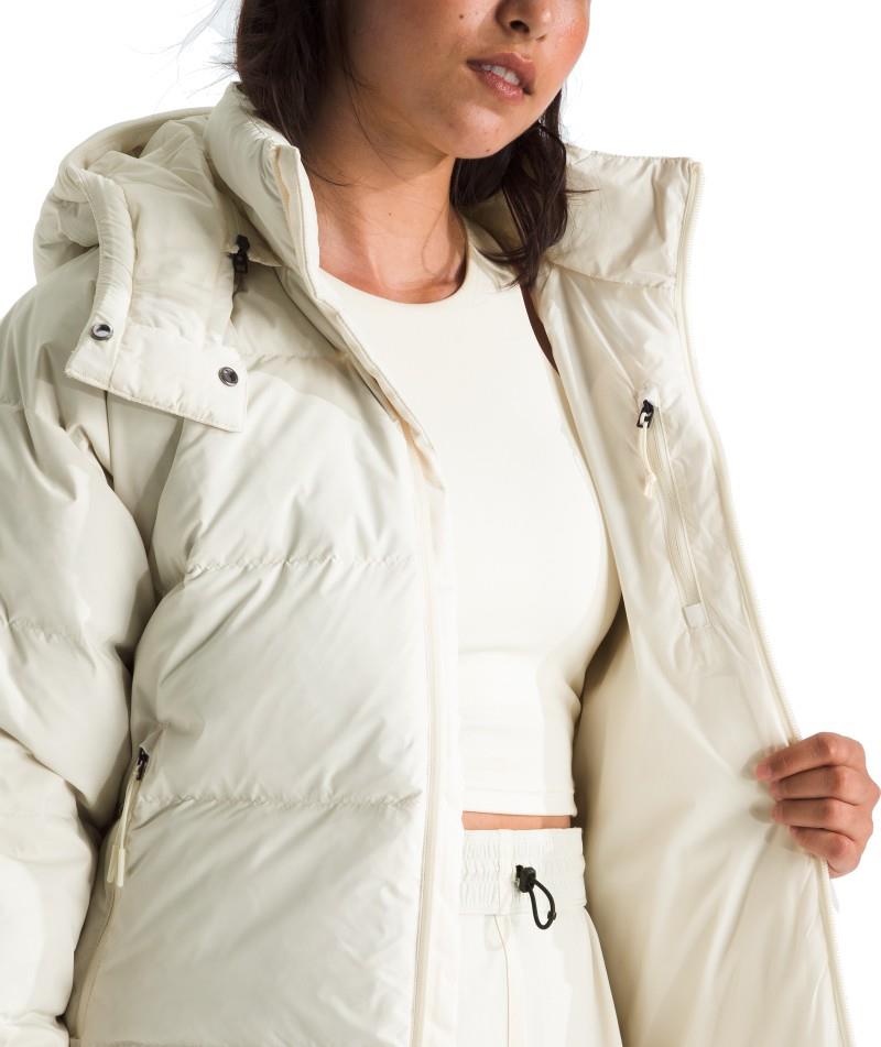 Hydrenalite City Down Hooded Jacket - Womens - white dune 1