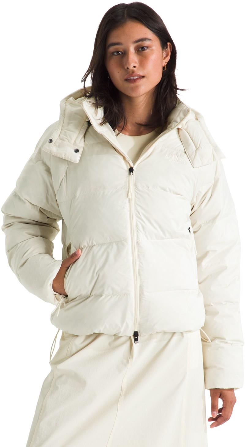 Hydrenalite City Down Hooded Jacket - Womens - white dune 1