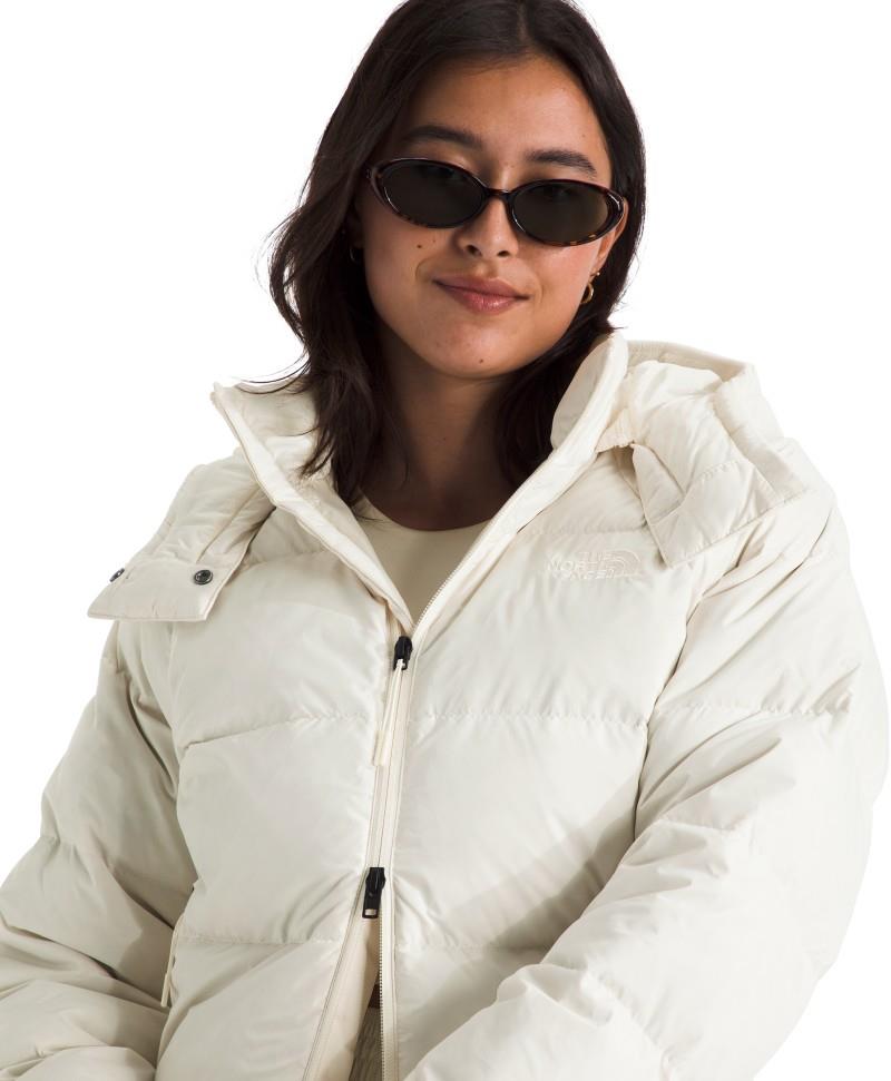 Hydrenalite City Down Hooded Jacket - Womens - white dune 1
