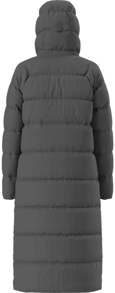 Hydrenalite City Long Down Hooded Parka - Womens - anthracite grey 1