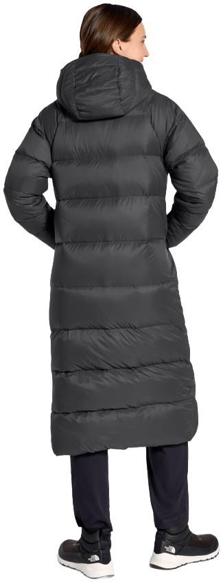Hydrenalite City Long Down Hooded Parka - Womens - anthracite grey 1