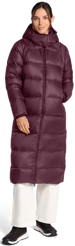 Hydrenalite City Long Down Hooded Parka - Womens - burgundy crush 1