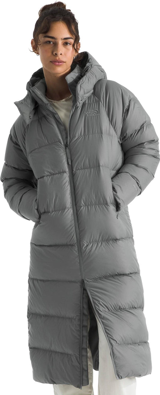 Hydrenalite City Long Down Hooded Parka - Womens - smoked pearl 1