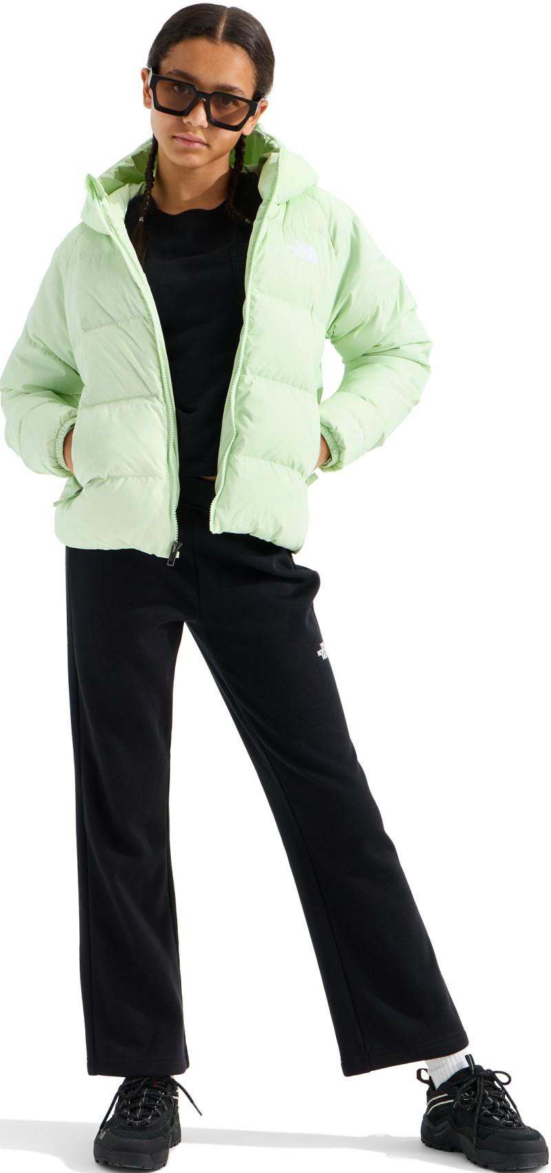 Hydrenalite Down Hooded Jacket - Girls - calcified lime 1