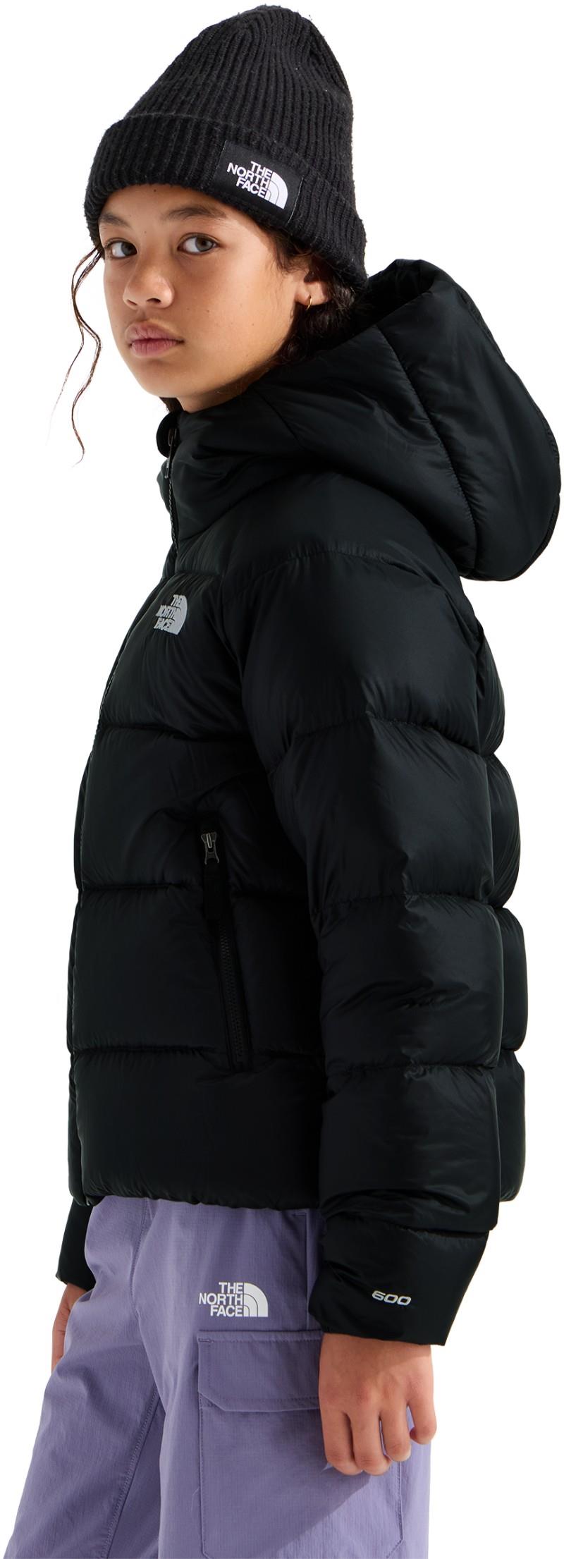 Hydrenalite Down Hooded Jacket - Girls - tnf black 1