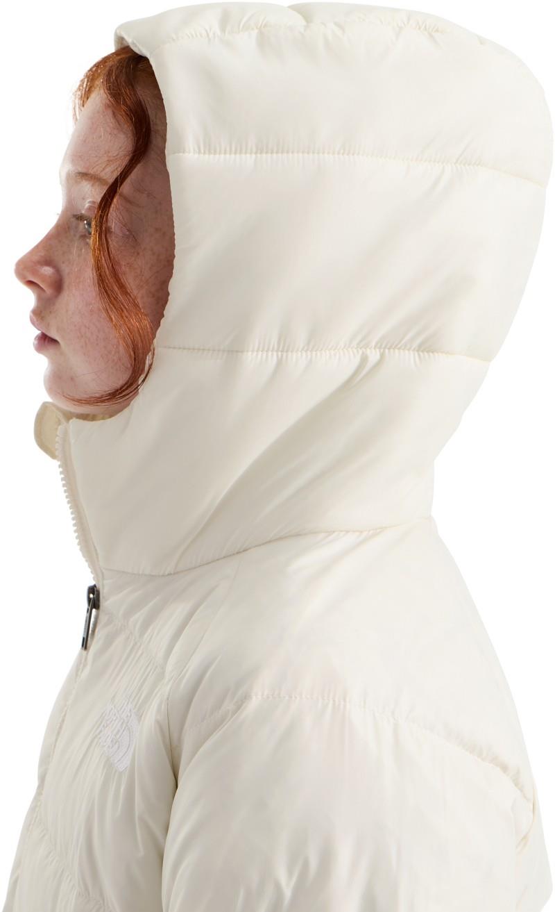 Hydrenalite Down Hooded Jacket - Girls - white dune 1
