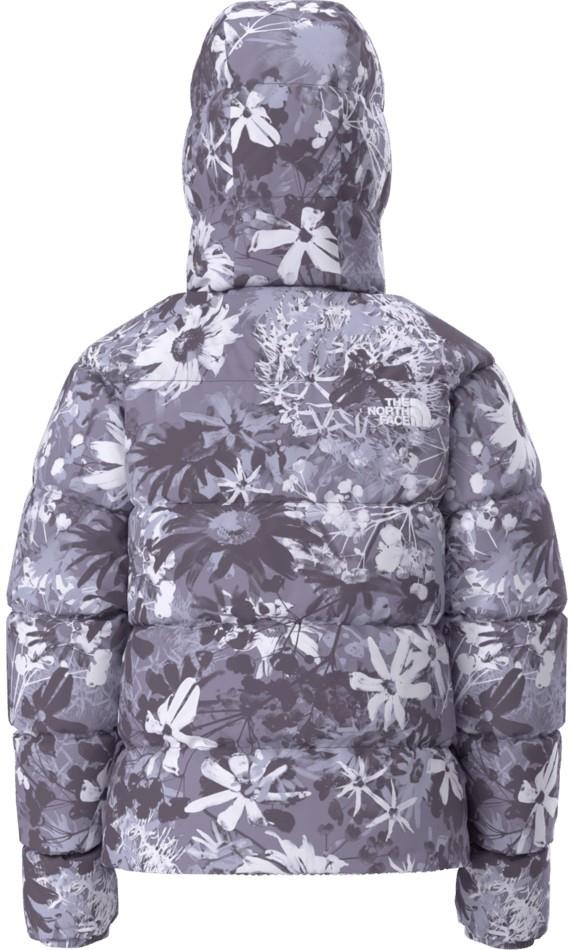 Hydrenalite Down Hooded Printed Jacket - Girls - endless dusk moon florals print 1