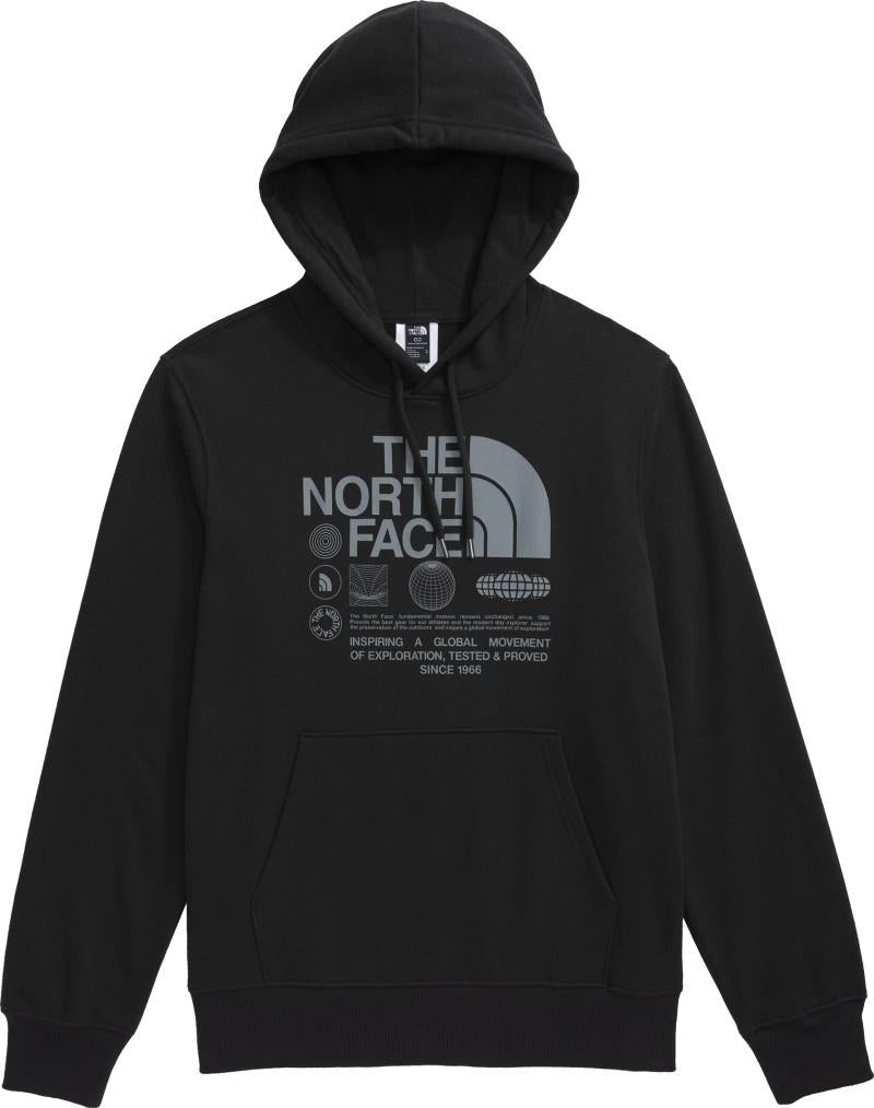 Immersed Outdoors Half Dome Graphic Hoodie - Mens - tnf black 1