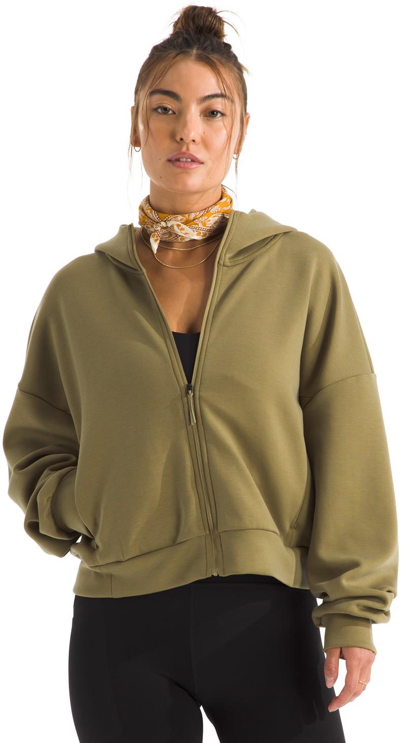 Jaida Full Zip Hooded Jacket - Womens - cedar 1