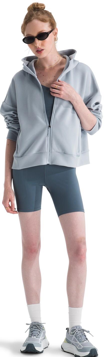Jaida Full Zip Hooded Jacket - Womens - frost grey 1