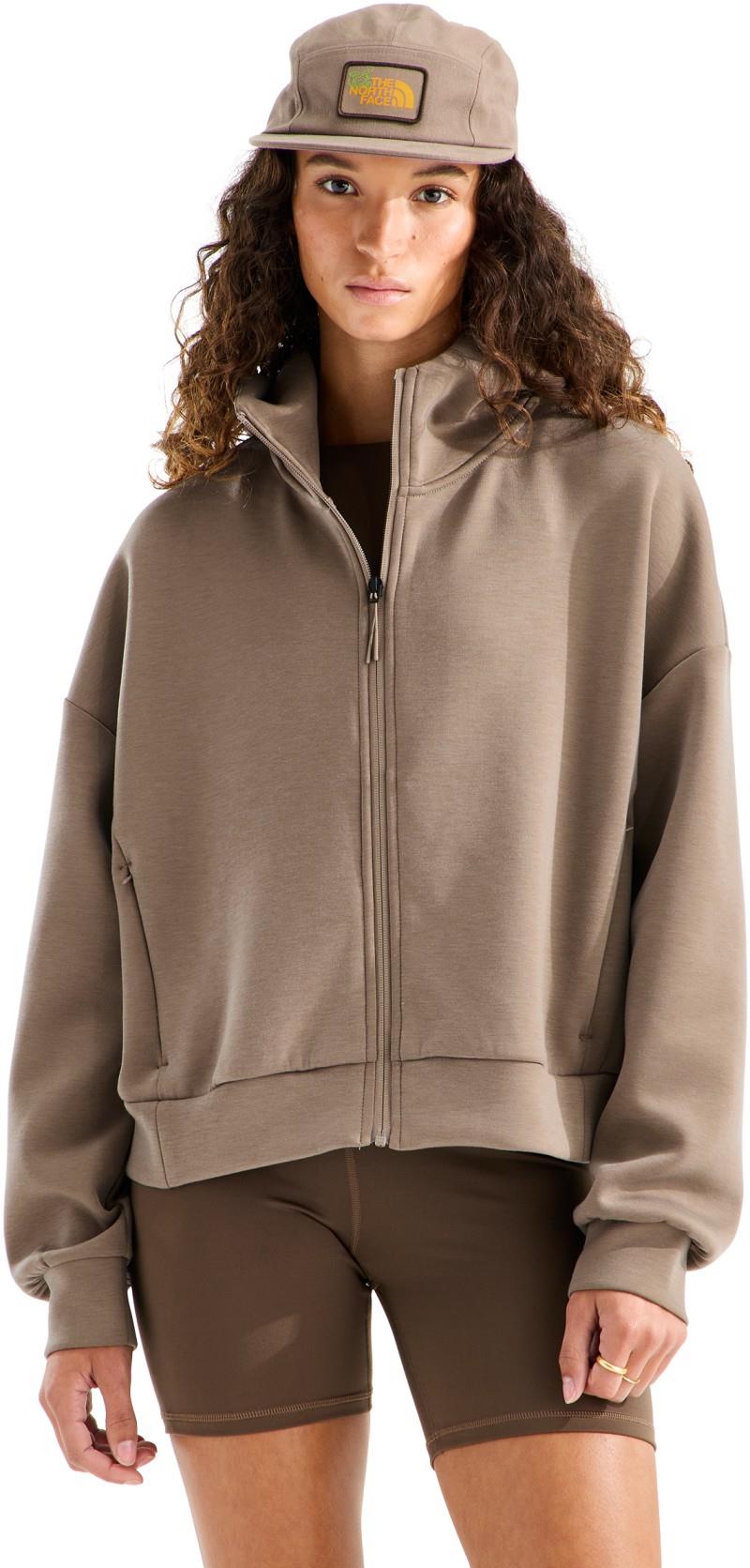 Jaida Full Zip Hooded Jacket - Womens - garnet 1