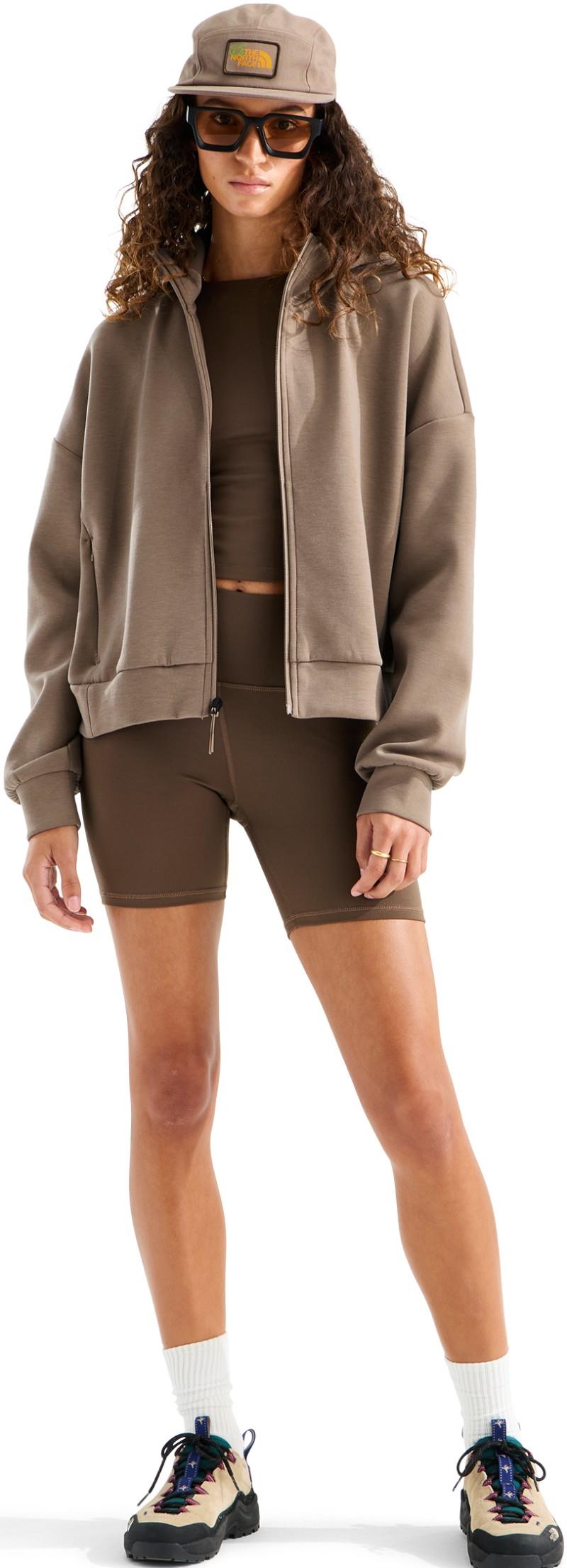 Jaida Full Zip Hooded Jacket - Womens - garnet 1