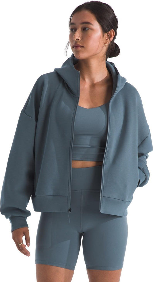 Jaida Full Zip Hooded Jacket - Womens - granite grey 1