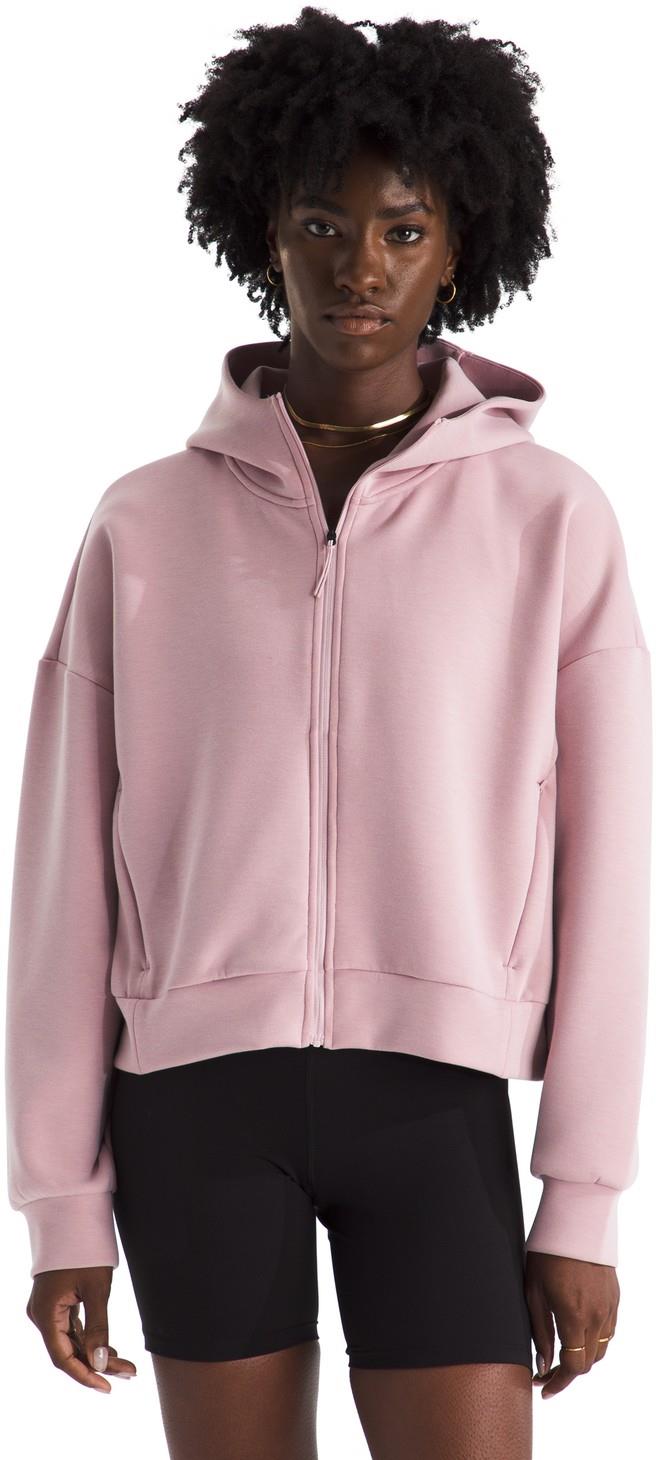 Jaida Full Zip Hooded Jacket - Womens - metal pink 1