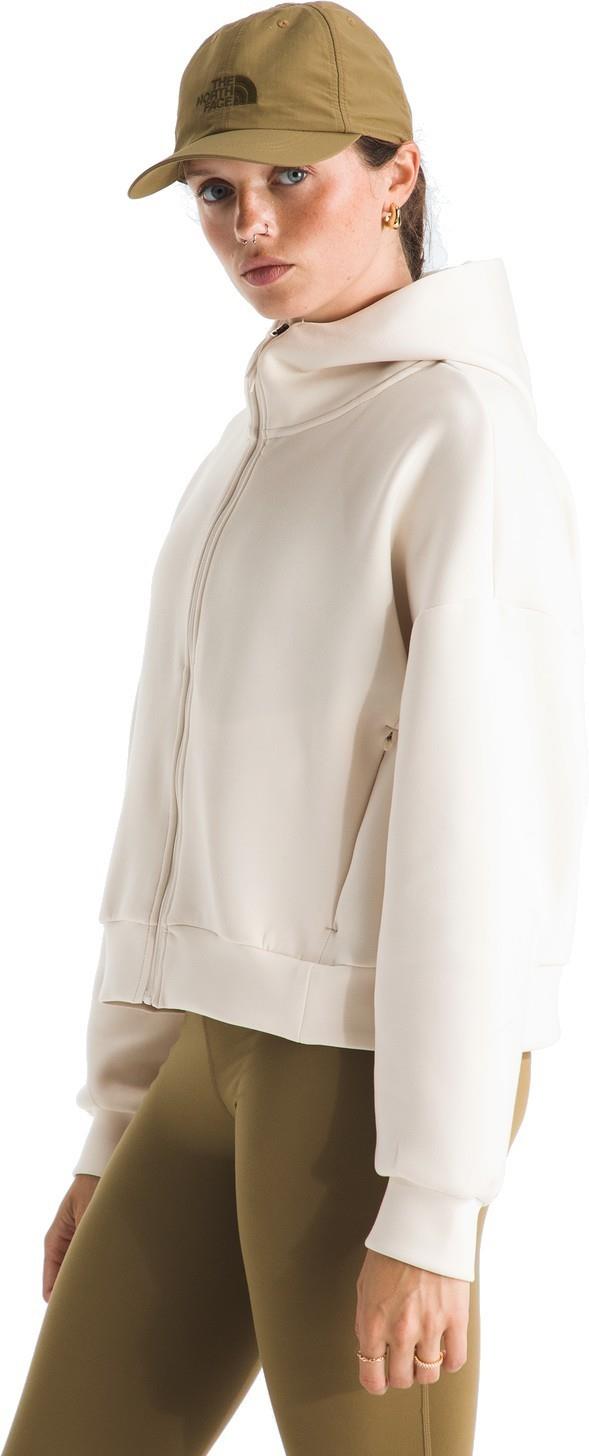 Jaida Full Zip Hooded Jacket - Womens - white dune 1