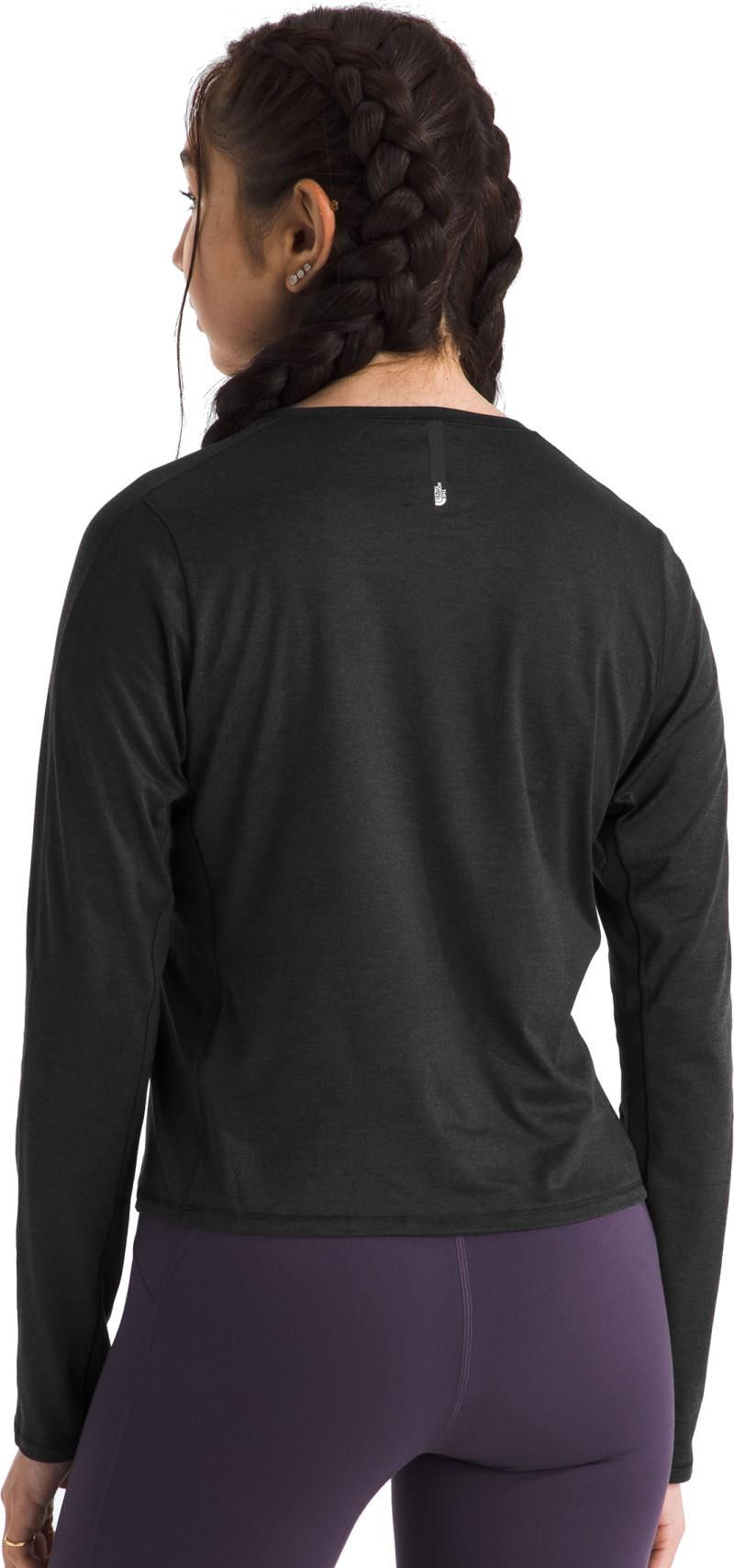 Jaida LS - Womens - tnf black dark heather 1