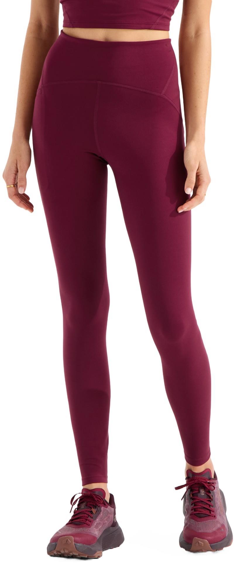 Jaida Pocket Leggings, 27" Inseam - Womens - burgundy crush 1