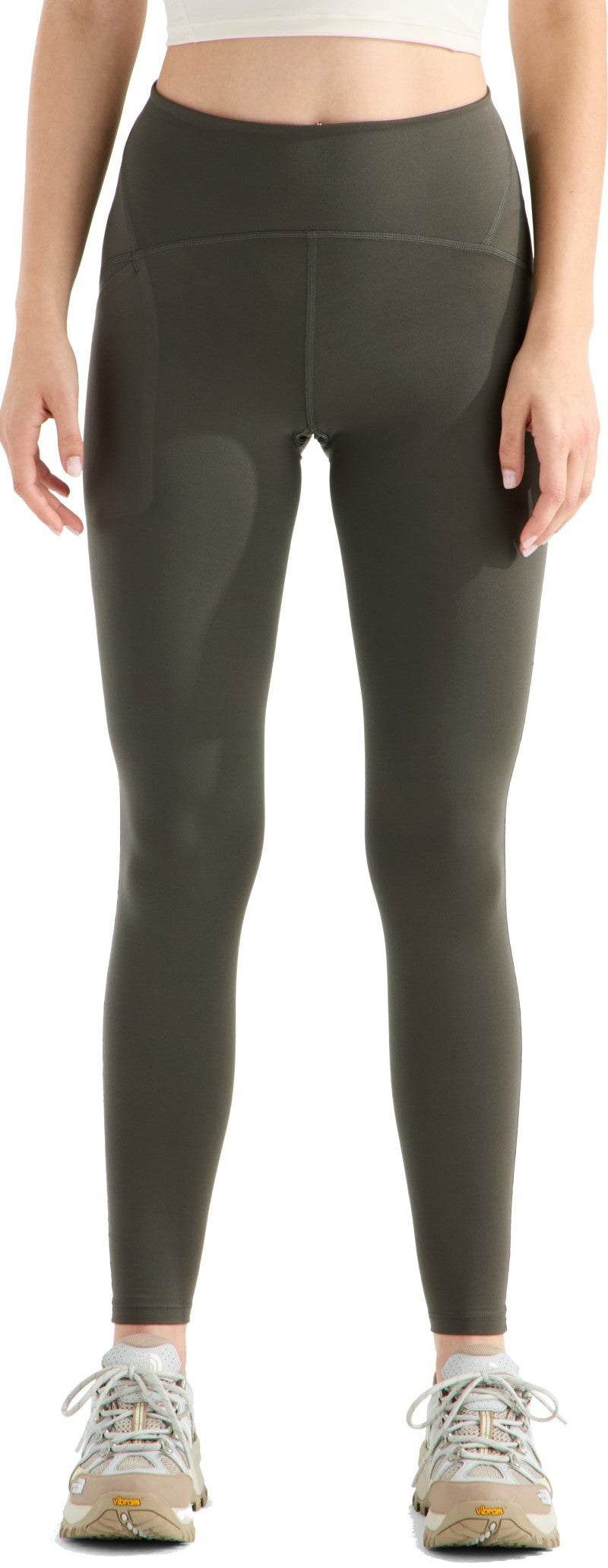 Jaida Pocket Leggings, 27" Inseam - Womens - new taupe green 1