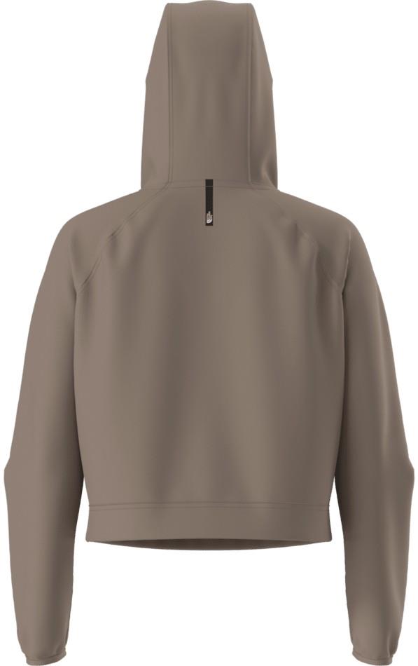 Jaida Quarter Zip Hoodie - Womens - garnet 1