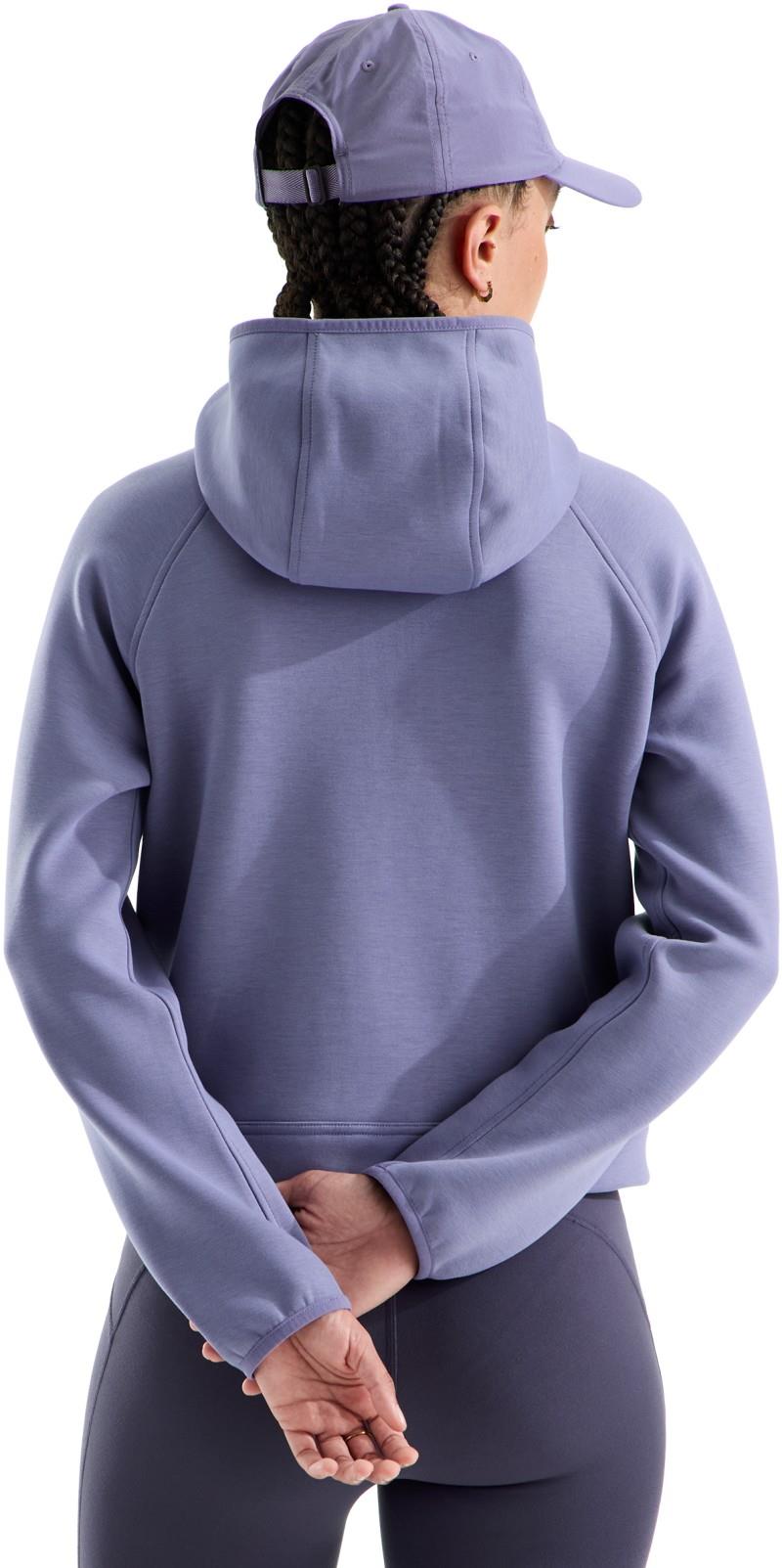 Jaida Quarter Zip Hoodie - Womens - grounded plum 1