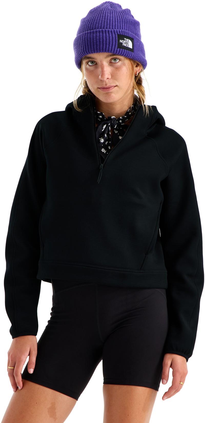Jaida Quarter Zip Hoodie - Womens - tnf black 1