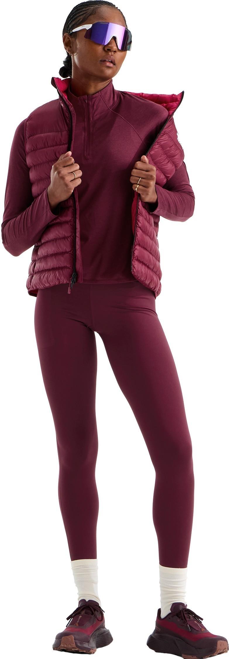 Jaida Quarter Zip - Womens - burgundy crush light heather 1