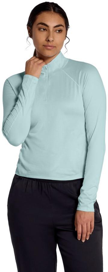 Jaida Quarter Zip - Womens - glacier light heather 1